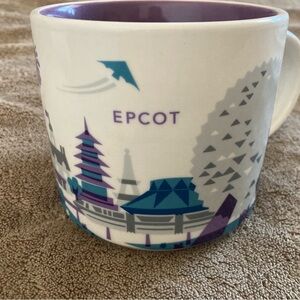 Epcot Themed Mug - Purple and White